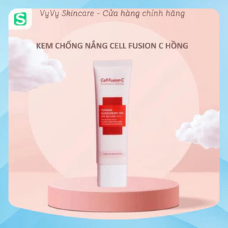 Xả Kem chống nắng Cell Fusion C Toning Sunscreen Hồng nâng tone 100 SPF 50+/PA+++ .. - Oma Shop