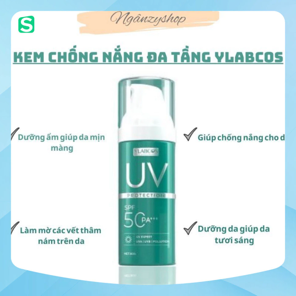 Xả Kem Chống Nắng, Chống Nắng Đa Tầng UV Protection Ylabcos - Oma Shop