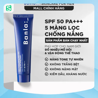 Xả Kem Chống Nắng Cho Nam Kiềm Dầu Chống Ánh Sáng Xanh Banla Ultra Protection Sunscreen SPF 50 PA+++ 30ml - Oma Shop