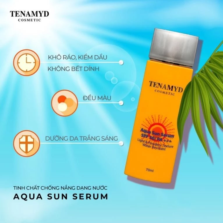 Tinh chất chống nắng dạng nước Tenamyd SPF 50/PA+++ (TENAMYD AQUA SUN SERUM SPF 50/PA+++)