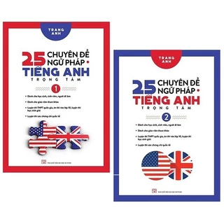 Sách - Combo 25 Chuyên Đề Ngữ Pháp Tiếng Anh Trọng Tâm (Tập 1) + tập 2