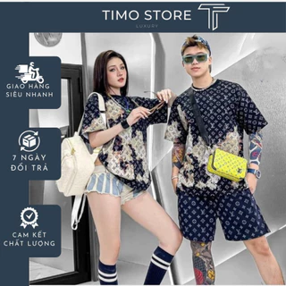 sd Áo phông L.v loang chất vải dày dặn. áo thun unisex nam nữ 2024. MS0026