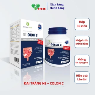 Đại tràng NZ-COLON C Hỗ trợ giảm các triệu chứng rối loạn tiêu hoá táo bón khó tiêu đi ngoài nhiều lần do viêm đại tràng