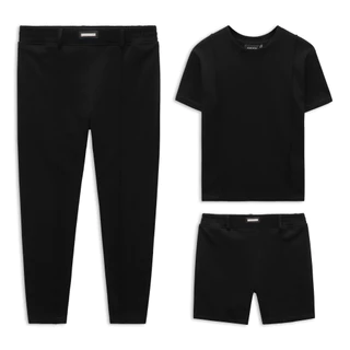 Set Nam Premium Black T-shirt Pant Options, Chất Vải Cotton Thoải Mái, SB0016, SOMEHOW