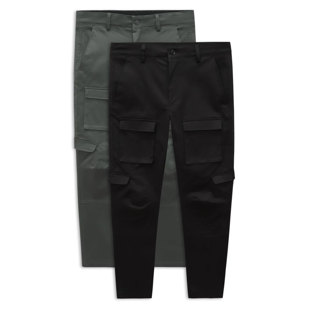 Quần Kaki Nam Cargo Pant Black Grey, Chất Vải Kaki Xược Xéo Thoải Mái, QK0011, SOMEHOW