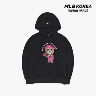 MLB - Áo hoodie tay dài phối mũ Mega Bear Mega Overfit 3AHDE0126-50BKS