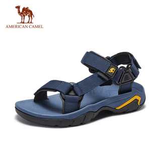 AMERICANCAMEL Xăng đan Đi Biển Đế Mềm Chống Trượt Thời Trang Mùa Hè Cho Nam Giới