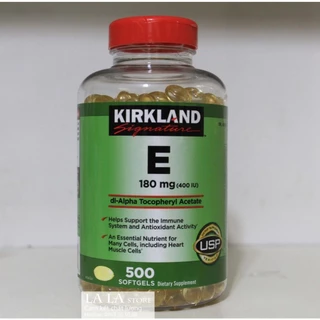 Viên uống Vitamin E 400 IU 500 Viên Kirkland Của Mỹ