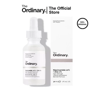 Tinh chất giảm mụn, giảm thâm chính hãng The Ordinary Niacinamide 10% + Zinc 1% 30ml