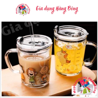 Cốc thuỷ tinh có vạch chia ml và ống hút