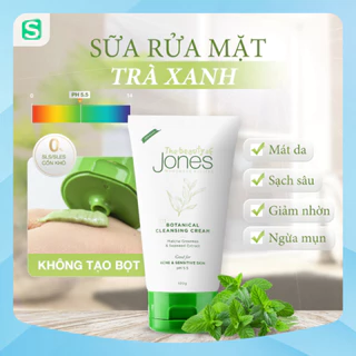 Xả Sữa Rửa Mặt Từ Trà Xanh Tảo Biển Cho Da Mụn Nhạy Cảm The Beauty Of Jones - Oma Shop