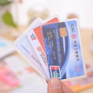 Sét 10 Vỏ Bọc Thẻ ATM Thẻ Sinh Viên Căn Cước Công Dân Bằng Lái Xe K015 SSR