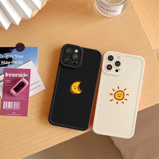 Ốp Lưng Điện Thoại Iphone Sun Moon cạnh vuông 6/6plus/6s/6splus/7/7plus/8/8plus/x/xs/11/12/13/14/pro/max/promax/plus