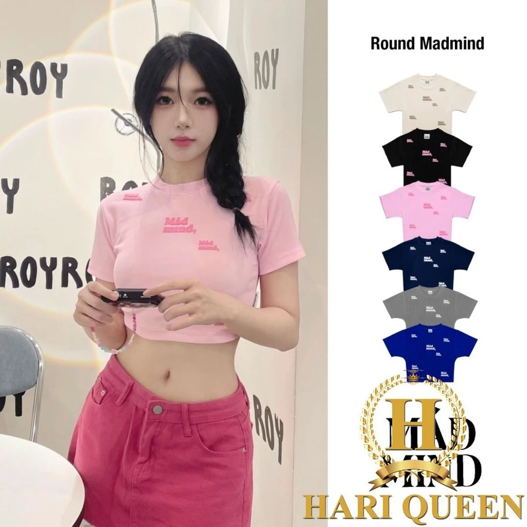 Áo croptop body chữ Mad in nổi siêu đẹp tôn dáng sang chảnh  - Áo phông nam nữ Unisex chất cotton hottrend