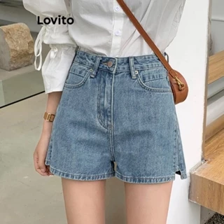 Quần Short Jeans Nữ , Quần Đùi Nữ Xẻ Gấu Màu Xanh Chất Liệu Bền Đẹp Không Phai L006