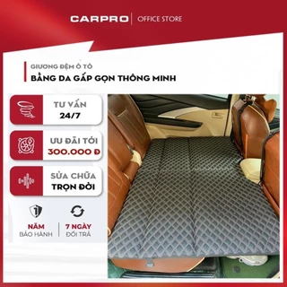 Giường đệm ghế sau ô tô bằng da cao cấp, Nệm xe hơi bằng da gấp gon thông minh CarPro C