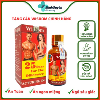 Tăng Cân Wisdom Weight Vitamin Hỗ Trợ Tăng Cân Giúp Ăn Ngon Ngủ Ngon  (Hàng Chuẩn)