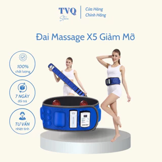Đai Massage X5 Giảm Mỡ Bụng Rung Toàn Thân Thiết Kế Cao Cấp Hàng Chính Hãng TVQ Store