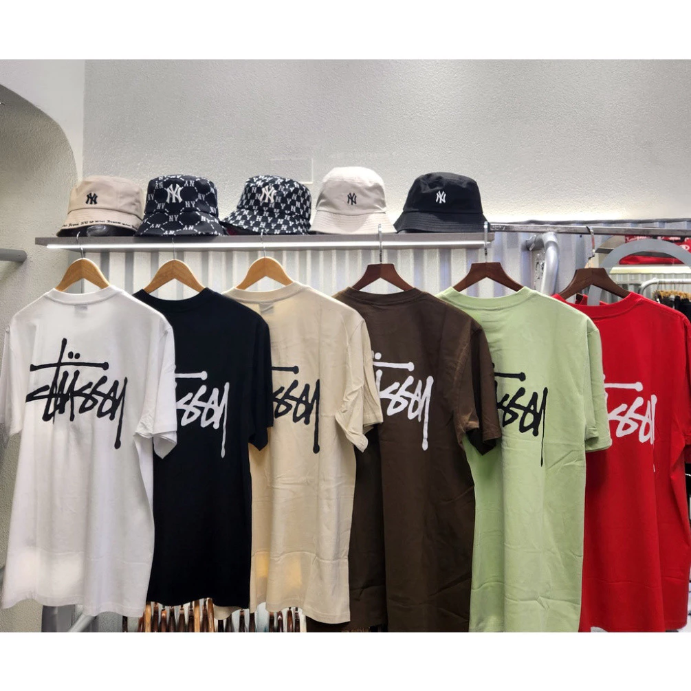 chính hãng STUSSY BASIC TEE - Áo thun Stussy Unisex Nam Nữ chính hãng Authenitc