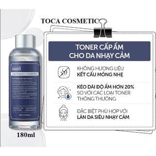 Nước hoa hồng làm trắng sáng da Klairs Toner cân bằng da 180ml trẻ hóa trắng da