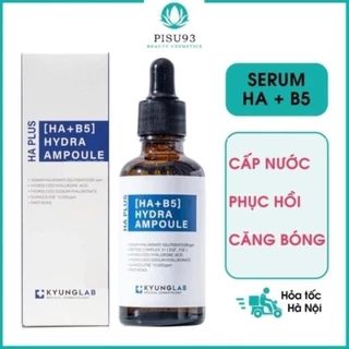 Serum HA + B5 giảm mụn siêu phục hồi da làm trắng và căng bóng mờ thâm Hydra Kyung Lab trẻ hóa trắng da