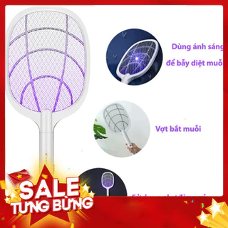 Vợt Muỗi Thông Minh 3 Trong 1 - Vợt Muỗi, Máy Bắt Muỗi Tự Động Kiêm Đèn Ngủ