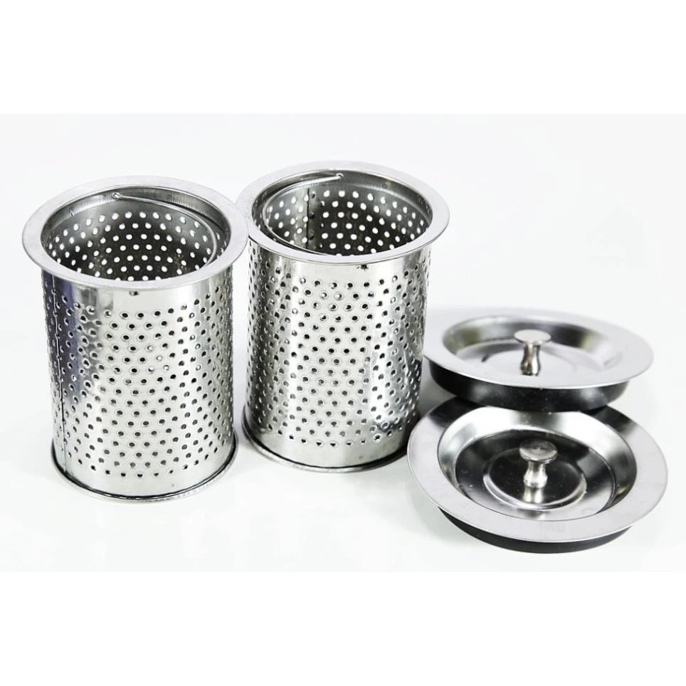 Bộ Lọc Rác Bồn Rửa Chén Kèm Nắp Đậy Bằng inox Chống Han Gỉ -VH8228