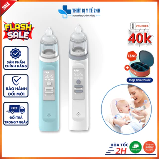 Máy hút mũi X50 cho bé sơ sinh cao cấp 5 chế độ lực hút , Đầu hút Silicone