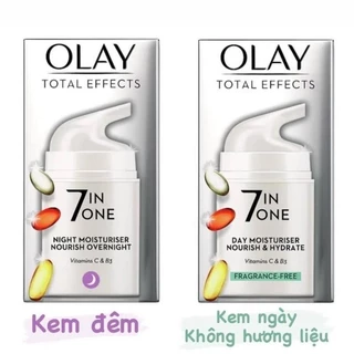 Kem Dưỡng Olay Total Effects 7 In 1 Ngày Và Đêm 50ml New