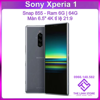 Điện thoại Sony Xperia 1 (Sony X1) màn OLED 6.5 inch 4K 21:9 - Snap 855 ram 6G - sale kịch sàn