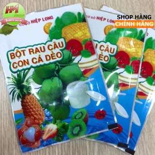 BỘT THACH RAU CÂU CON CÁ DẺO HIỆP LONG 1 GÓI 12GR