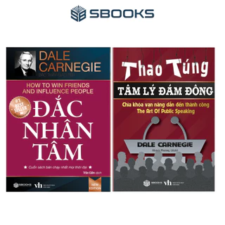 Combo 2 Cuốn Đắc Nhân Tâm + Thao Túng Tâm Lý Đám Đông (Dale Carnegie) - Sách Hay Sbooks