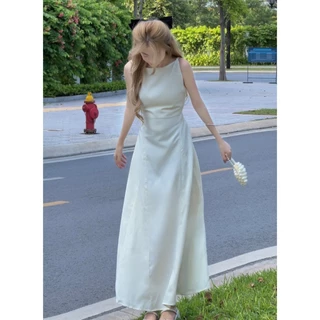 h4 Váy Laly dress dáng dài cổ thuyền xixeoshop - V22