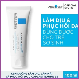 [100ml] Kem dưỡng La Roche Posay Cicaplast Baume B5 dạng cream, gel phục hồi da tổn thương 100ml