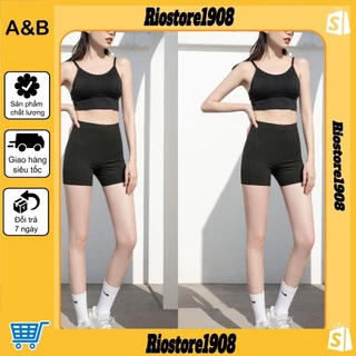 [ RẺ VÔ ĐỊCH] Quần Legging Đùi Yoga  Nữ 🌸 Short body dáng ôm, boxer ngắn phong cách thể thao sporty cá tính Ulzzang