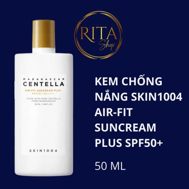 Kem Chống Nắng Skin1004 Madagascar Centella Air-fit Suncream Plus SPF50+++ 50ml dưỡng da trắng mịn/