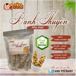 Bánh thuyền mix hạt túi 500g ,mix các loại hạt dinh dưỡng