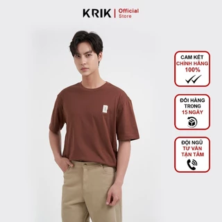 Áo Phông Nam Local Brand Nam KRIK Chất Liệu Cotton Cao Cấp Form Classic Hình In Nhỏ Tạo Điểm Nhấn AP1230