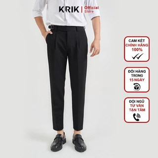 Quần Âu Nam Local Brand KRIK Chất Liệu Cao Cấp Form Baggy Trẻ Trung QA7008