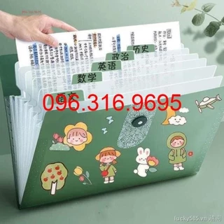 Túi đựng tài liệu, tệp đựng tài liệu nhiều ngăn kẹp file túi đựng tài liệu A4 phụ kiện văn phòng phẩm