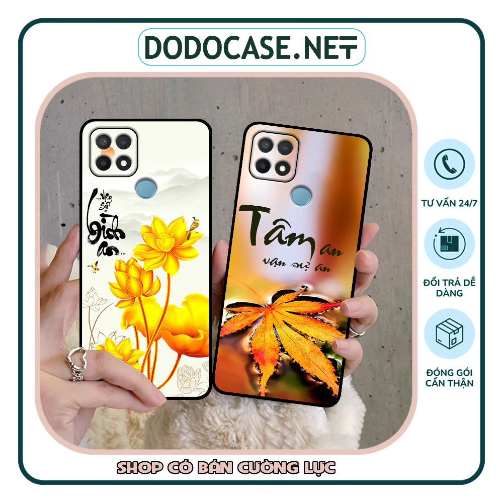 Ốp lưng Oppo A15 / A15s in hình phật tâm an, bình an