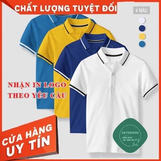 Áo thun có cổ nam nữ cổ bẻ polo trơn tay ngắn vải cá sấu mè mát mẻ chuẩn form nhiều màu ACB2  Áo thun giá sỉ