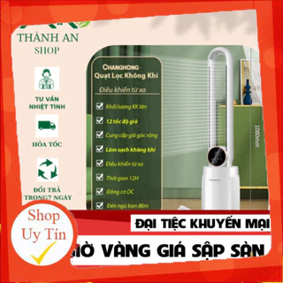 free ship -  Quạt Không Cánh Lọc Không Khí Làm Mát Bằng Hơi Nước- Khử Trùng UV 5IN1 CHANGHONG- Bảo Hành 12 Tháng