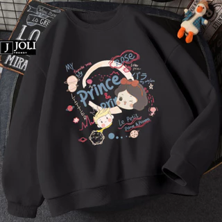 ADU Áo Sweater Princess Rose Nam Nữsfdt Bông Form Rộng SFSA