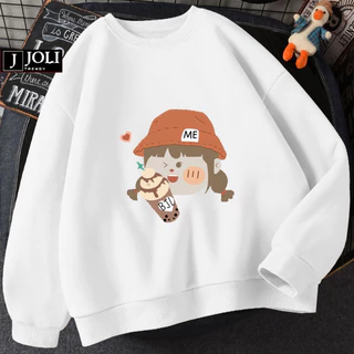 ADU Áo Sweater ME fLót Bông Form Rộng SFSA