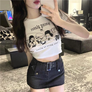 Áo croptop body trắng Planet   HOTTREND