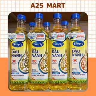 Dầu Ăn Simply Đậu Nành Chai 1L