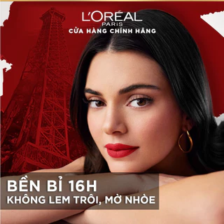 SON KEM LÌ NHẸ MÔI,16H LÂU TRÔI,CHUẨN MÀU CĂNG MƯỚT L’OREAL PARIS INFALLIBLE MATTE RESISTANCE 5ML