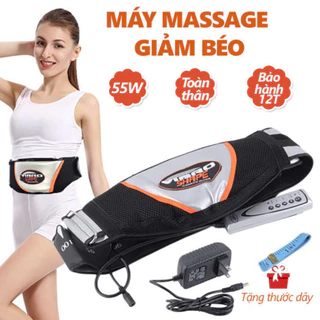 Đai Massage Giảm Béo Bụng Rung Nóng Vibro Shape - Máy Mát Xa Bụng Giảm Mỡ Toàn Thân Hiệu Quả Bảo Hành 12 Tháng