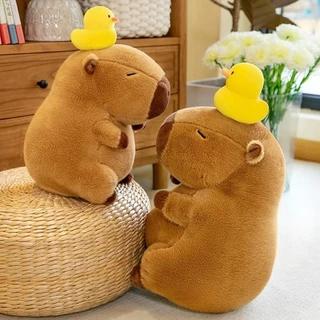 Gấu Bông Capybara Cõng Vịt Con Ngộ Nghĩnh Đáng Yêu Lotso.vn Chuột lang nước nhồi bông cao cấp